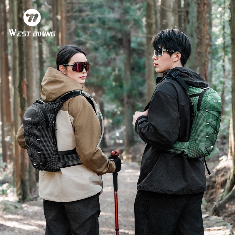 WEST BIKING Hiking Backpack Cycling Camping Climbing 10L without Water Bag