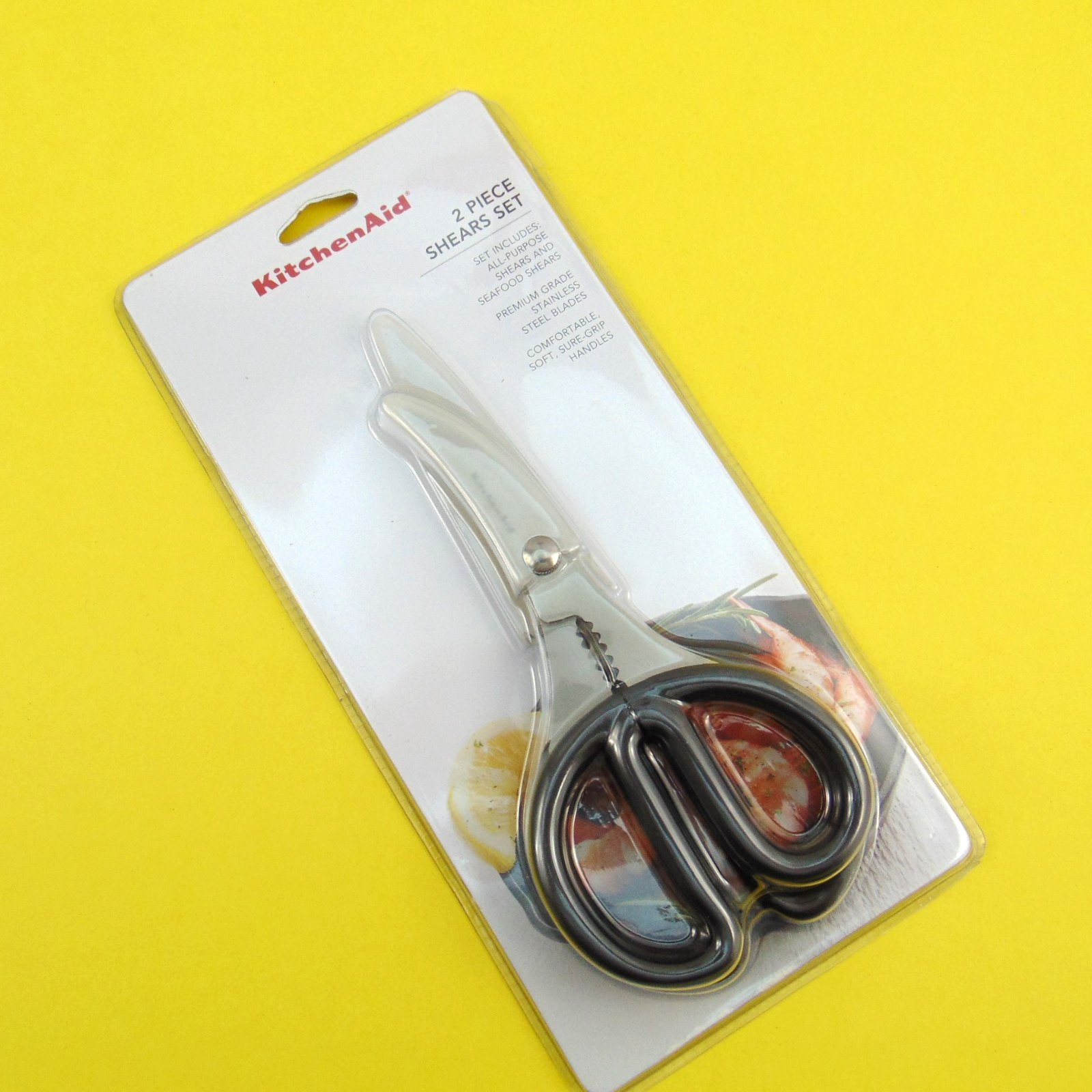 KitchenAid Seafood Shears & Kitchen Scissors Stainless-Steel Blades KE380OHOBA