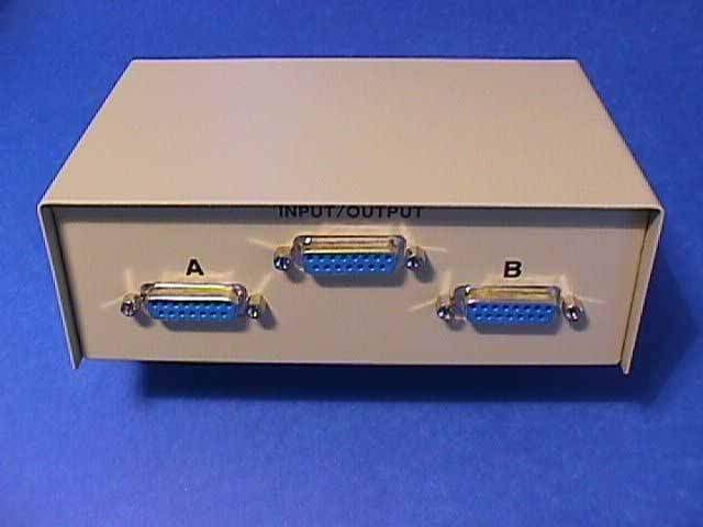 DB15 AB Switch Box DA-15 DA15