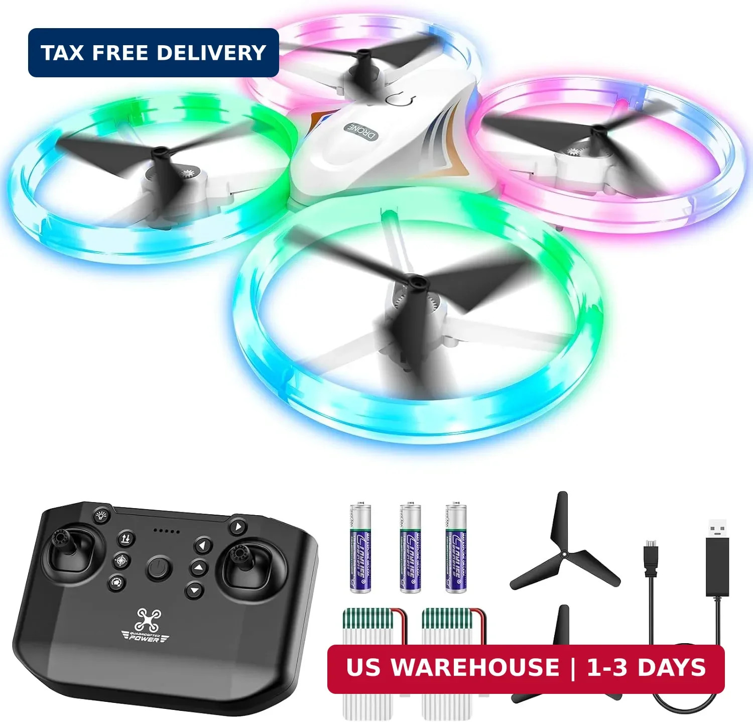 Share Similar Items See all  Drones for Kids, RC Drone with Cool Led Lights Mini