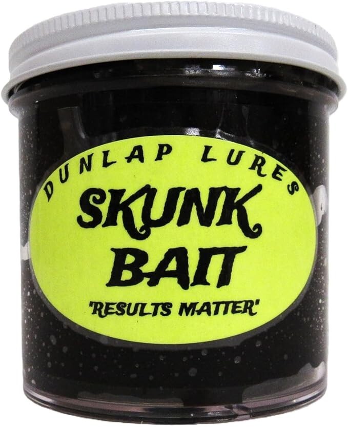 Skunk Bait Dunlap Lures ADC Baits 6 Ounce Jar
