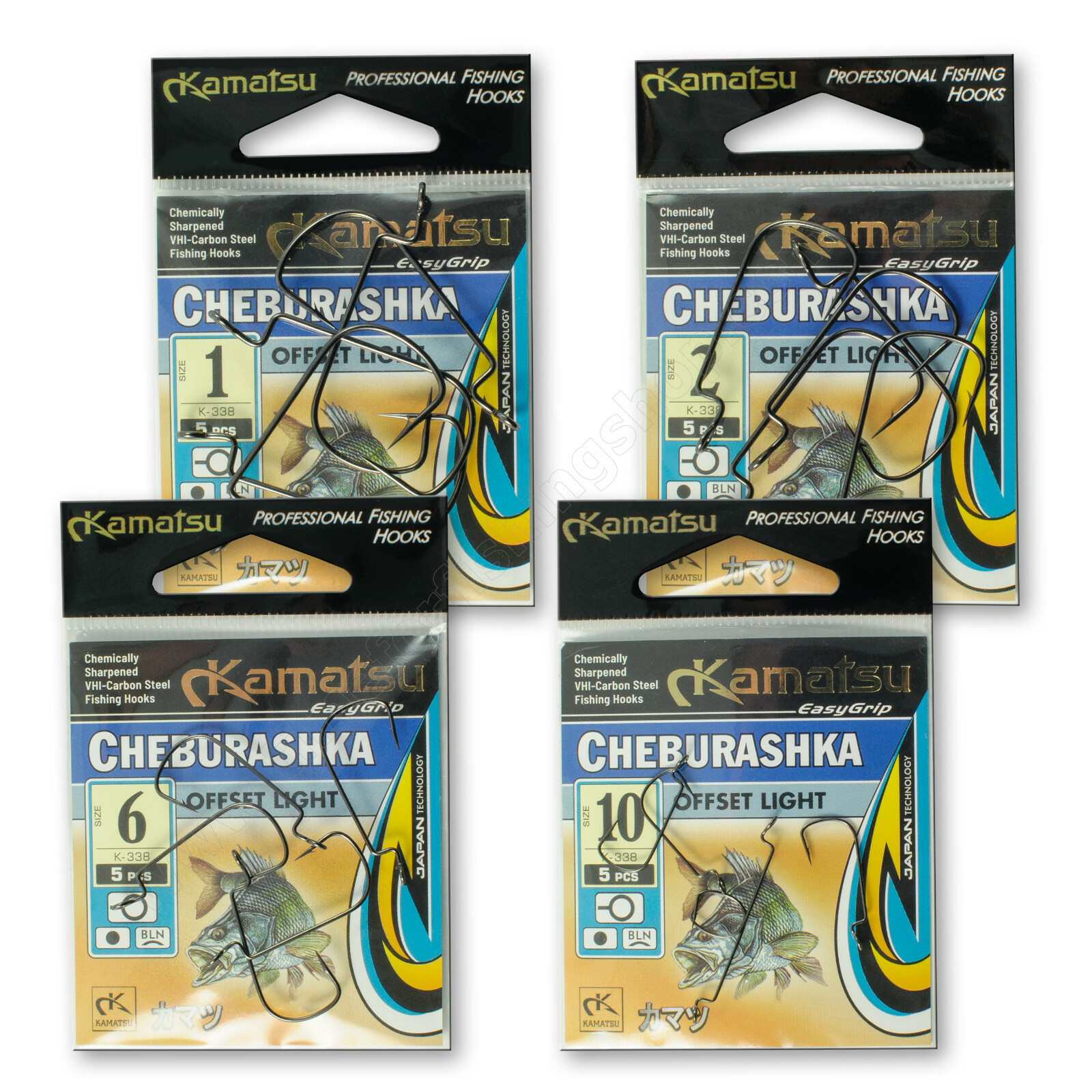 Cheburashka Light Offset Weedless Hooks Big Eye Perch Pike Soft Lure Drop Shot