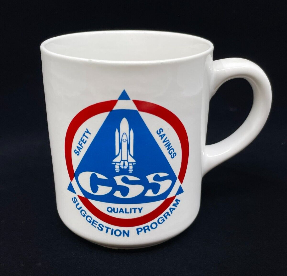 Vintage NASA GSS Space Shuttle Mug Vandenberg Air Space Force Base Martin SLC-6