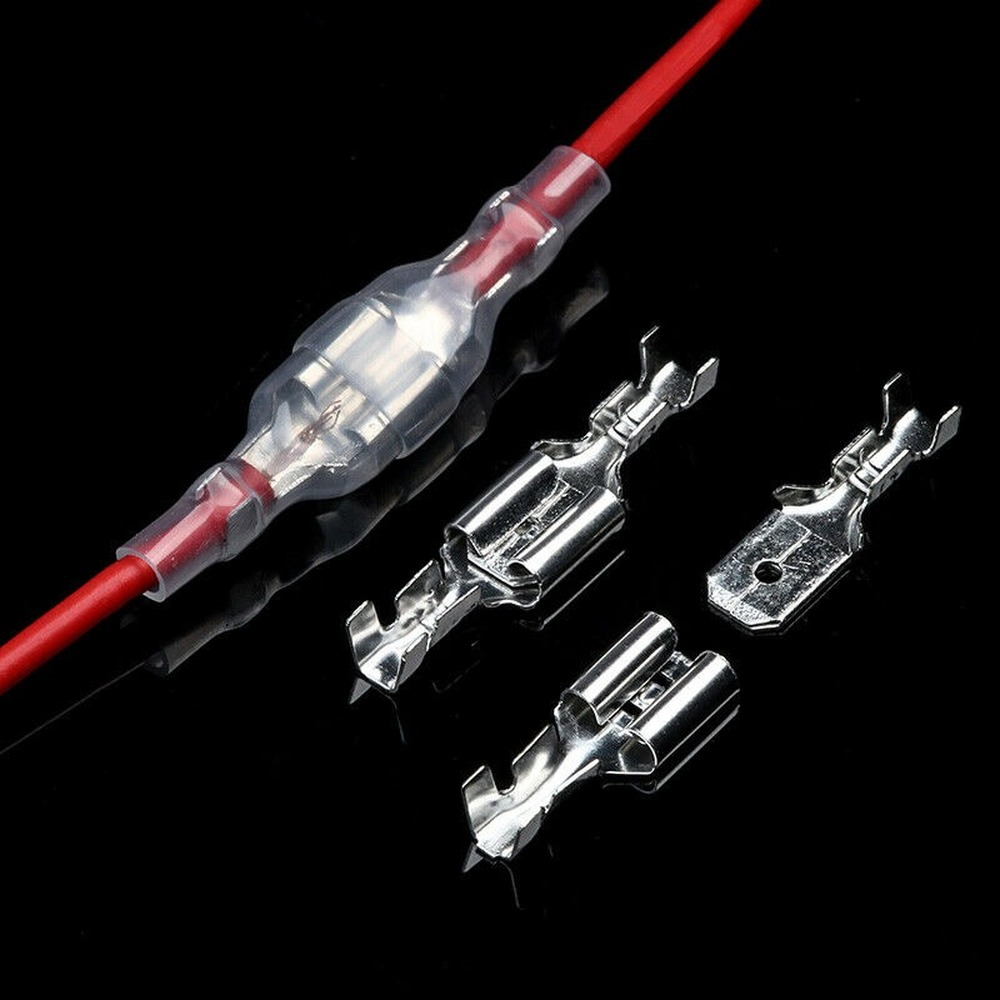 900Pcs Crimper Tool Kits 2.8/4.8/6.3 Spade Male Female Wire Connectors Terminals