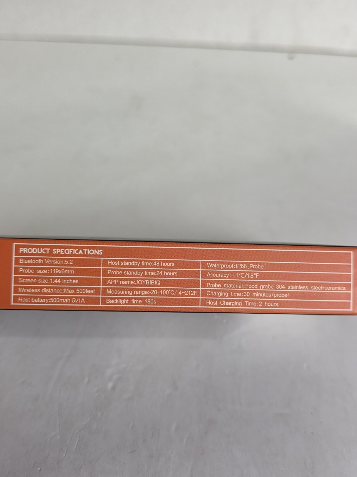 Dewjom Wireless Meat Thermometer Digital Cooking Thermometer with Wireless Probe
