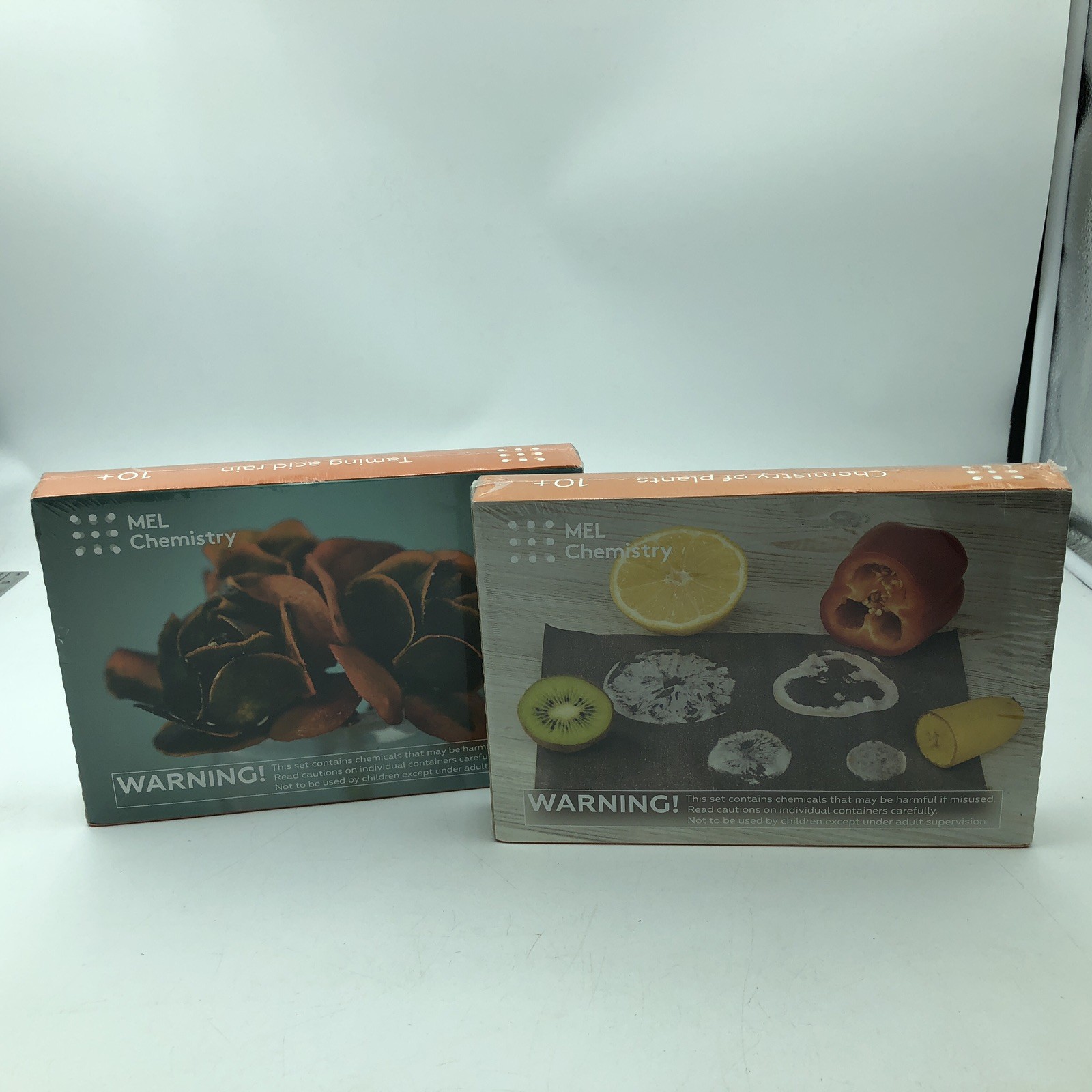 Lot of 2 Mel Chemistry Kits - Chemistry Of Plants And Taming Acid Rain