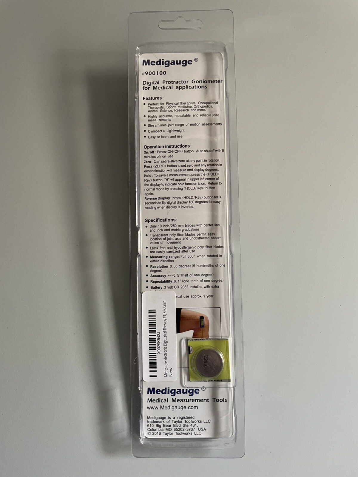 Digital protractor goniomotor