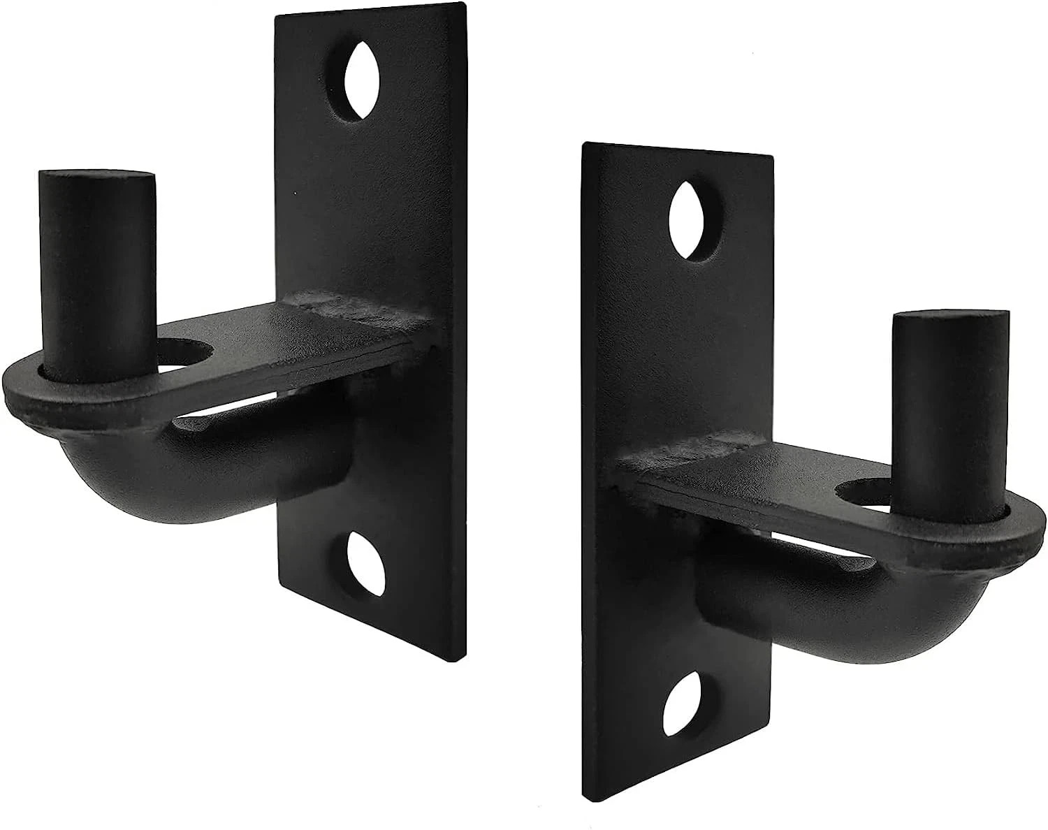 2 Pack Wall Mount Heavy Duty Chain Link Fence Gate Hinges with 5/8 Hinge Pin (Sc