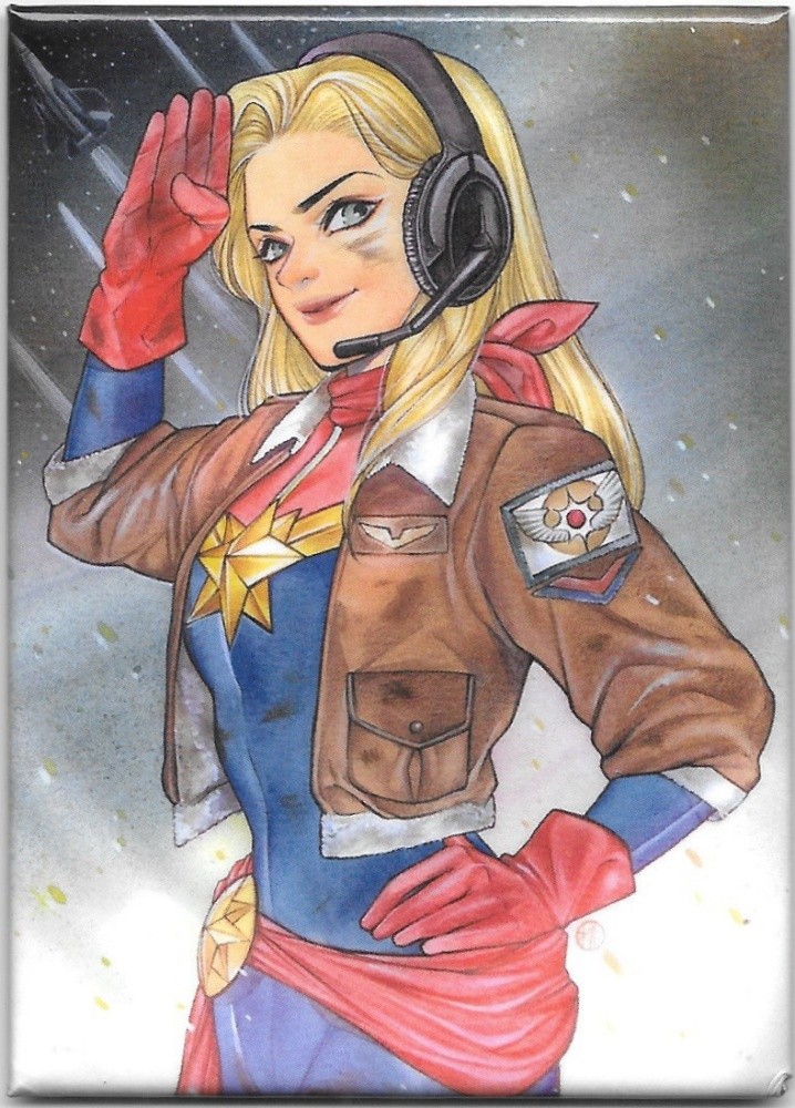Captain Marvel #16 Comic Momoko Variant Cover Refrigerator Magnet NEW UNUSED