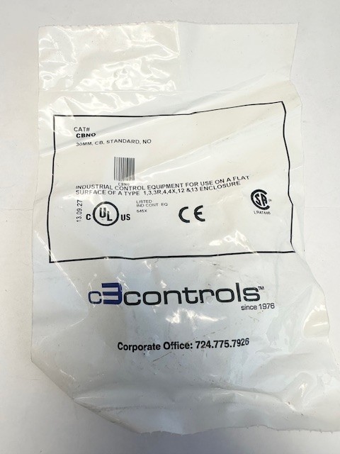 (2) c3controls CBNO 30mm Contact Block