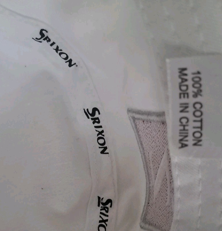 Srixon Cadet Hat Rare Design Golf Hat Cap Adjustable Strap, White, ZStar