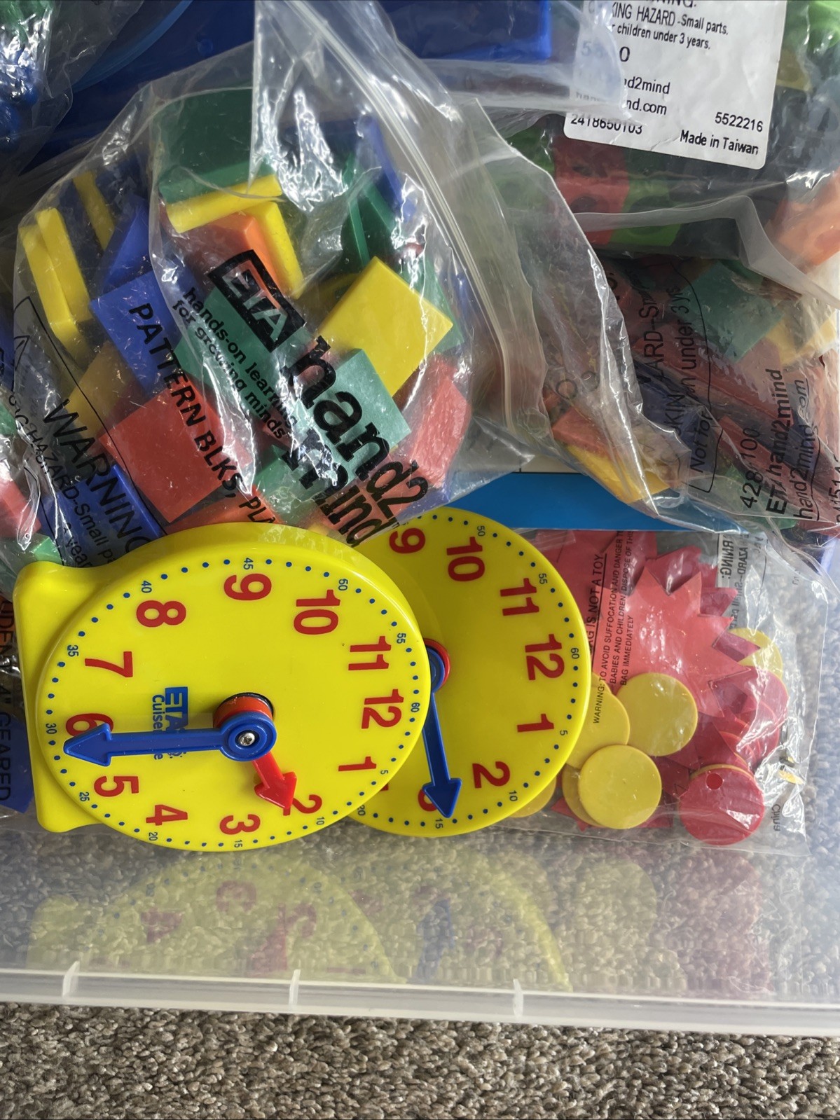 Saxon Home Study Math Kit Hand2mind Manipulatives Like New