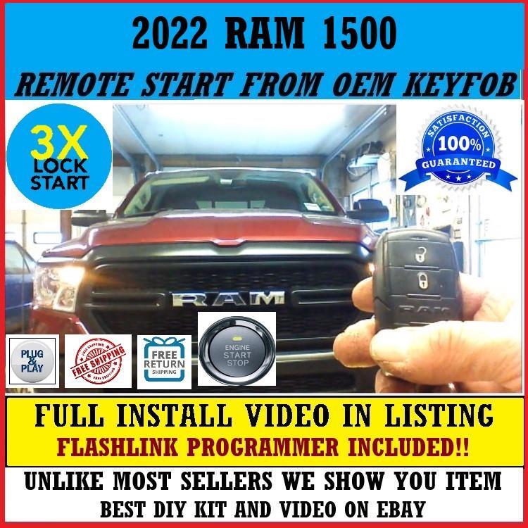Plug & Play Remote Start 2022 RAM 1500 GAS or DIESEL