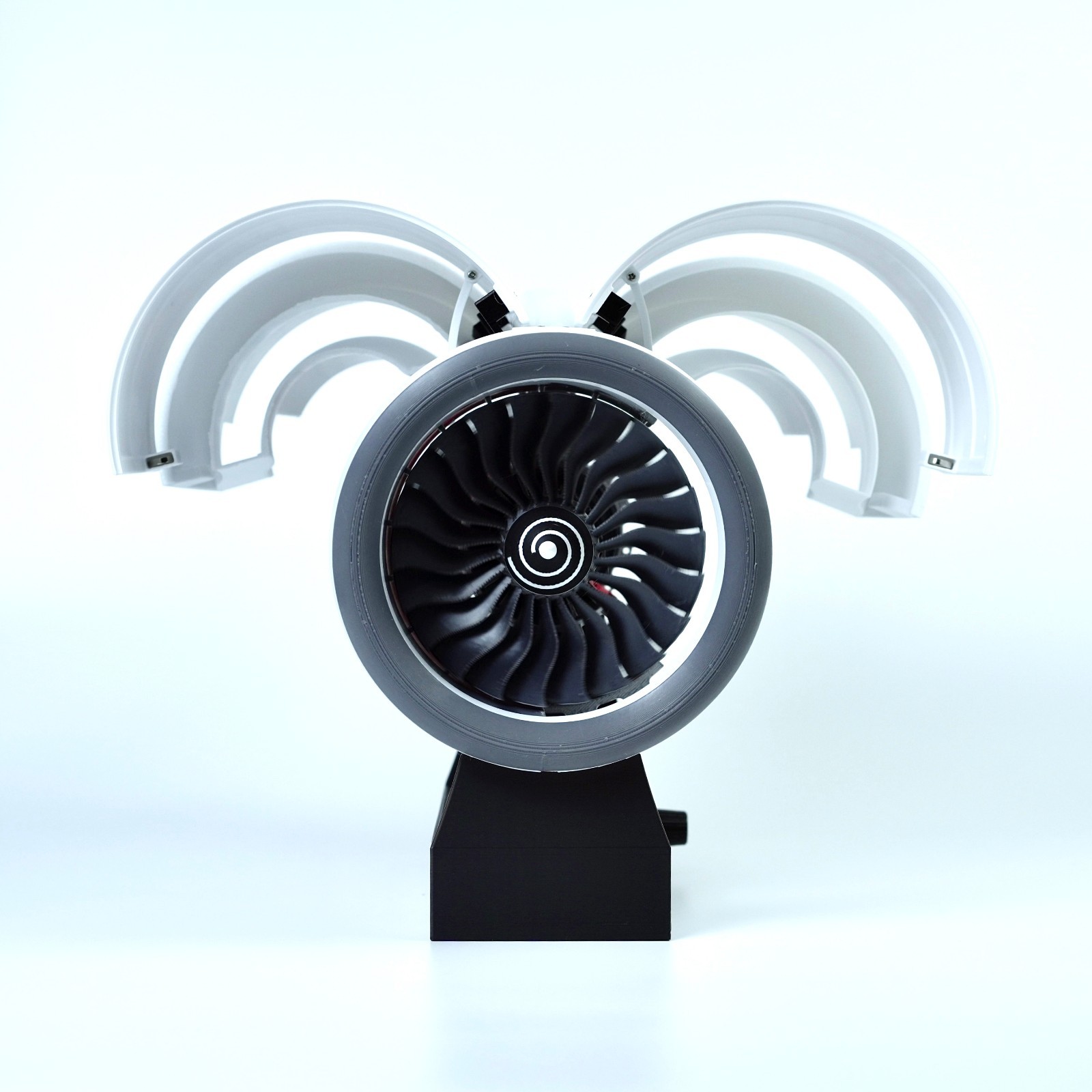 TR900 Turbofan Engine Model with Housing, Motorized STEM Aviation Display