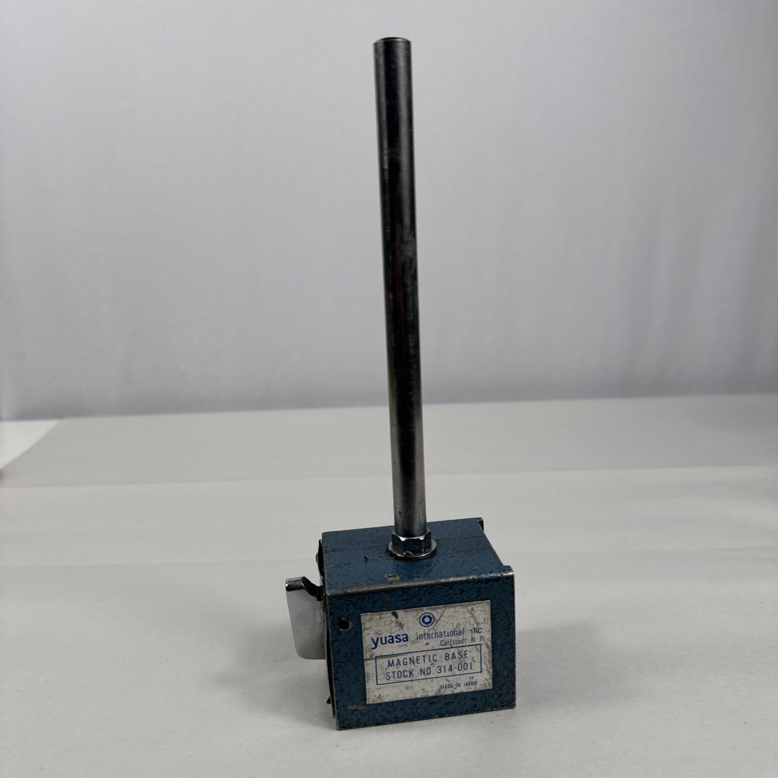 Yuasa 314-001 Magnetic Base Dial Test Indicator Holder Made In Japan