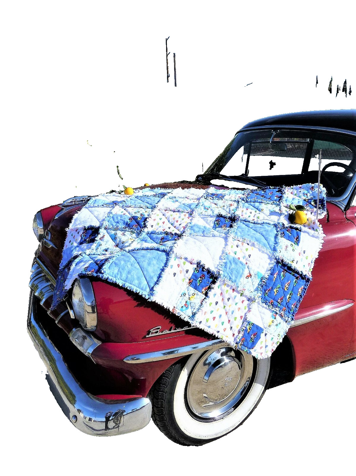Blue Baby Quick & Easy Rag Quilt PATTERN Designed by Lenie Bosman NEW
