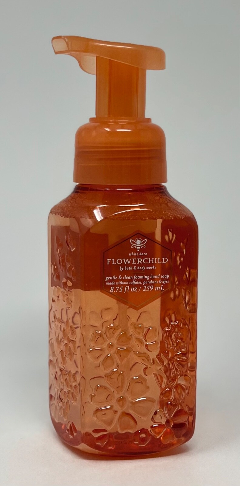 1 NEW BATH BODY WORKS FLOWERCHILD GENTLE CLEAN FOAMING HAND SOAP WASH FOAM PUMP