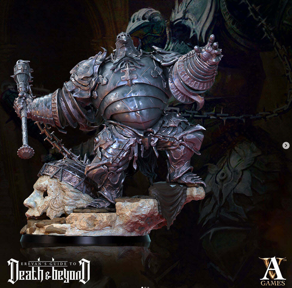 3D Printed Archvillain Games Umbrall Juggernaut Death and Beyond 28 32mm D&D