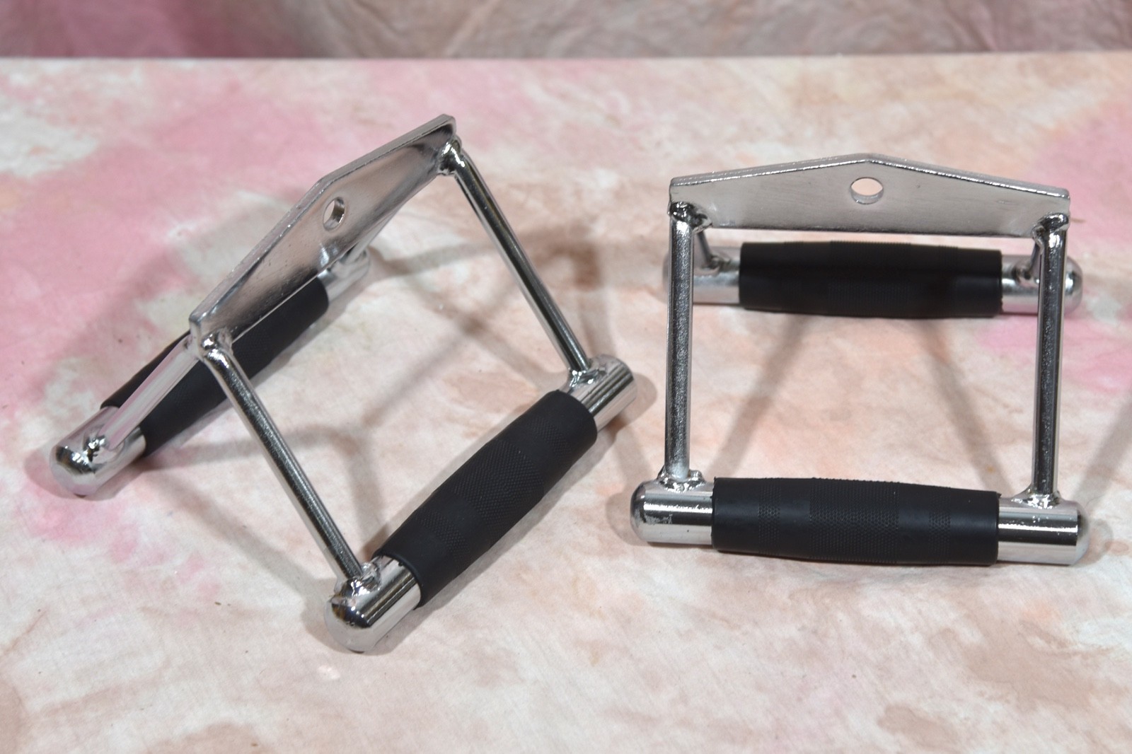 2-Double D Row Handle Cable Attachment for Weight Workout Home Gym
