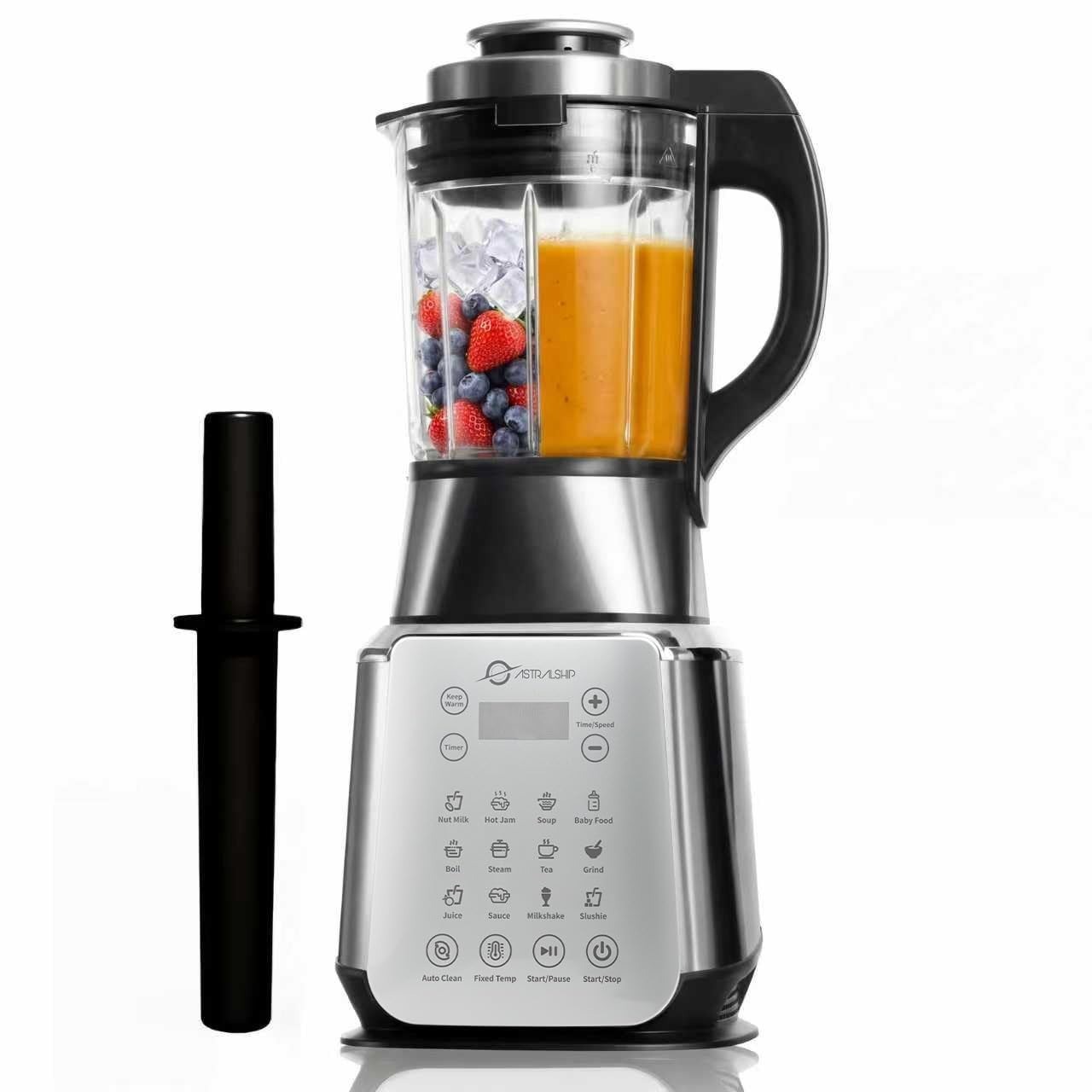 ASTRALSHIP 1500W Professional Blender for Smoothies, 9 Speeds, 14 Programs