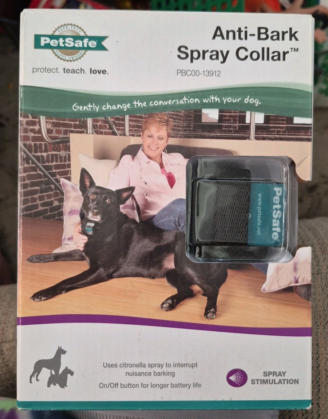 NEW/SEALED PetSafe Anti-Bark Spray Collar [PBC00-13912] for Dogs 6+ Pounds