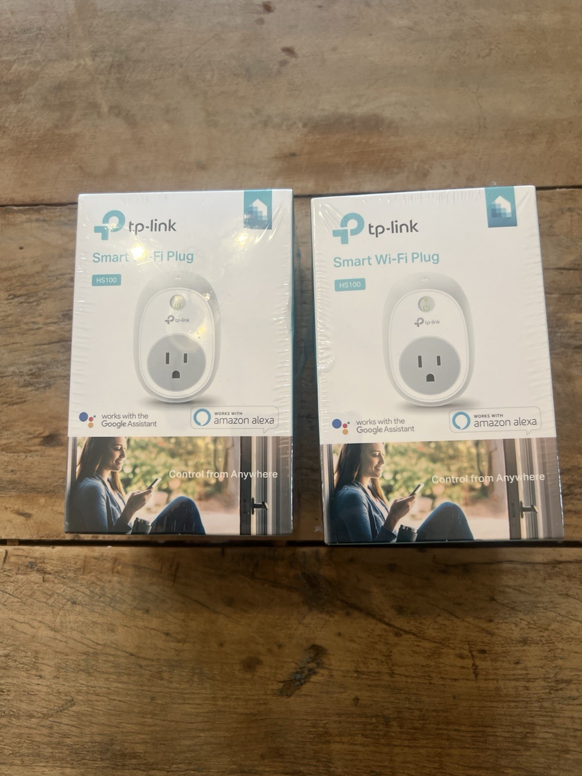 TP-Link Kasa Smart HS100 WiFi Smart Plug, Classic 1-Pack White - 2 New