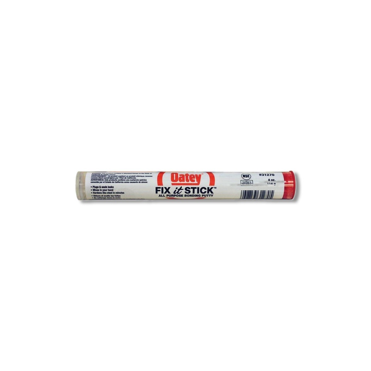 Oatey Fix-It Gray Epoxy Plumbers Putty 4 oz 31270 /12PK