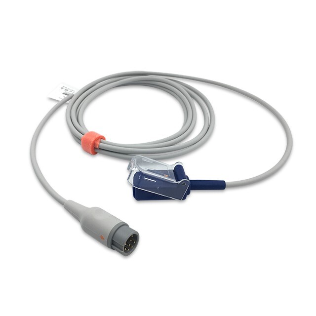 Compatible SpO2 Adapter Cable 0010-20-42712 for Mindray, Replacement: 3.0m