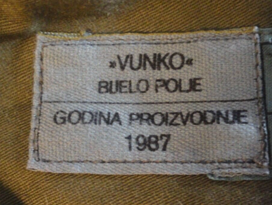 CUSTOMIZED CROATIAN MILITARY INFANTRY UNIFORM JACKET COAT 46X35