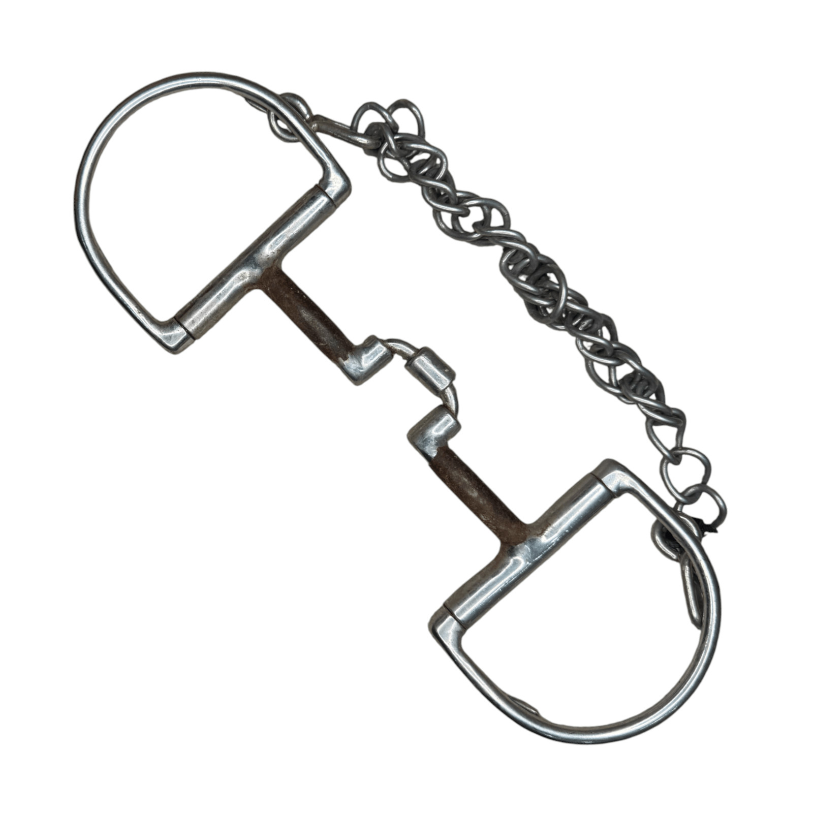 Myler Correction LoTriangle Mouth Full Cheek Snaffle in Stainless Steel - 4 1/2"