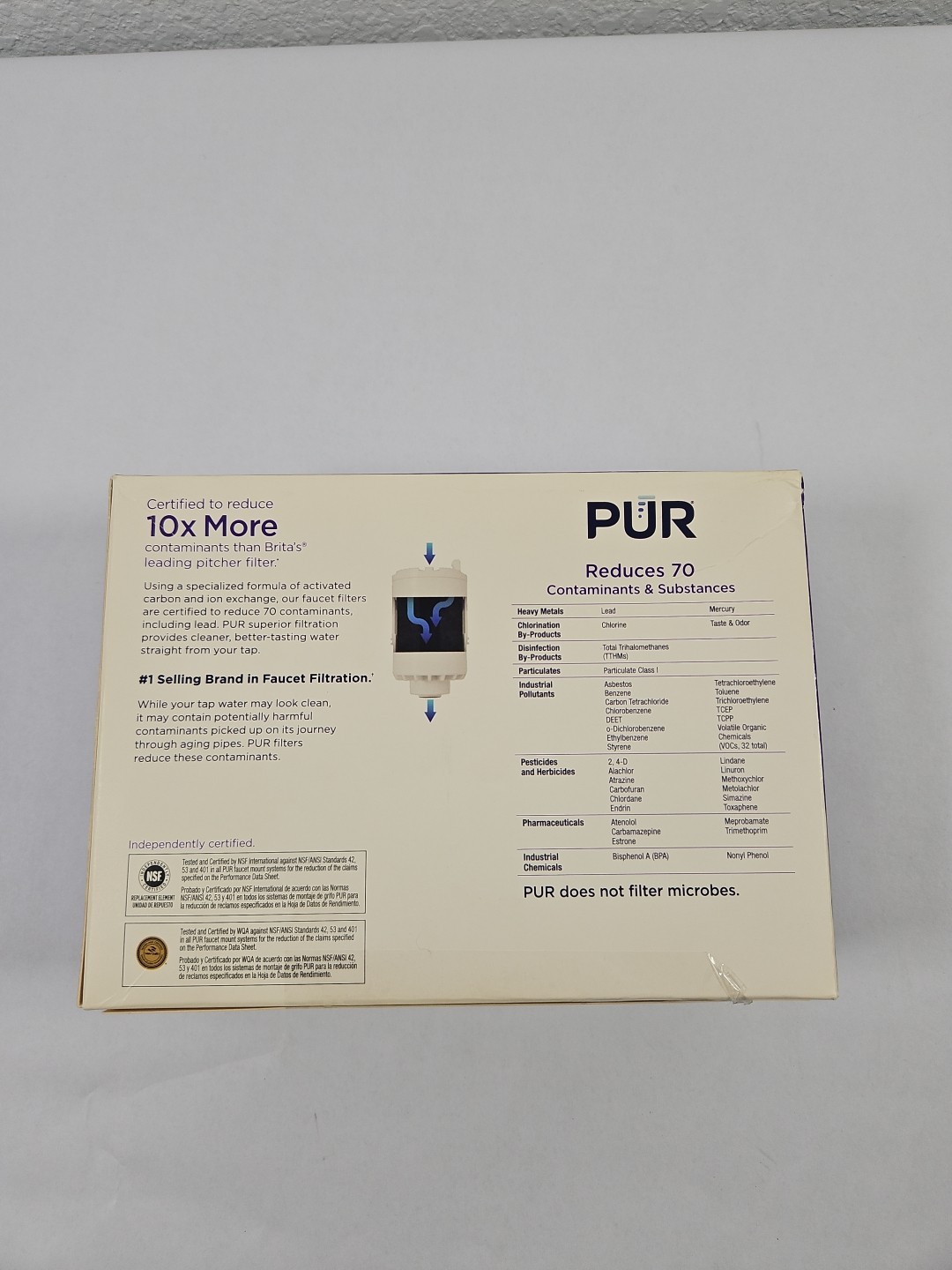 3 Pack Genuine PUR RF3375 Faucet Water Filter Replacement