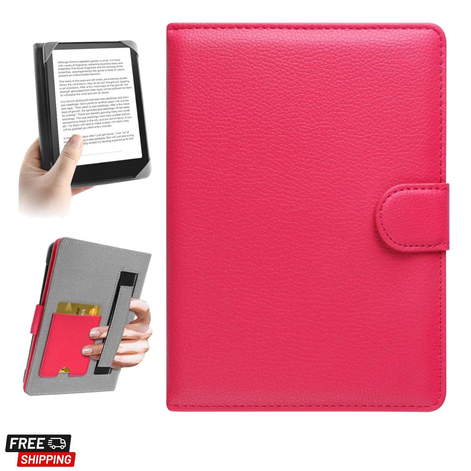 Universal Case for 6-6.8 inch E-Book Reader Compatible with 6.8" Kindle Paper...