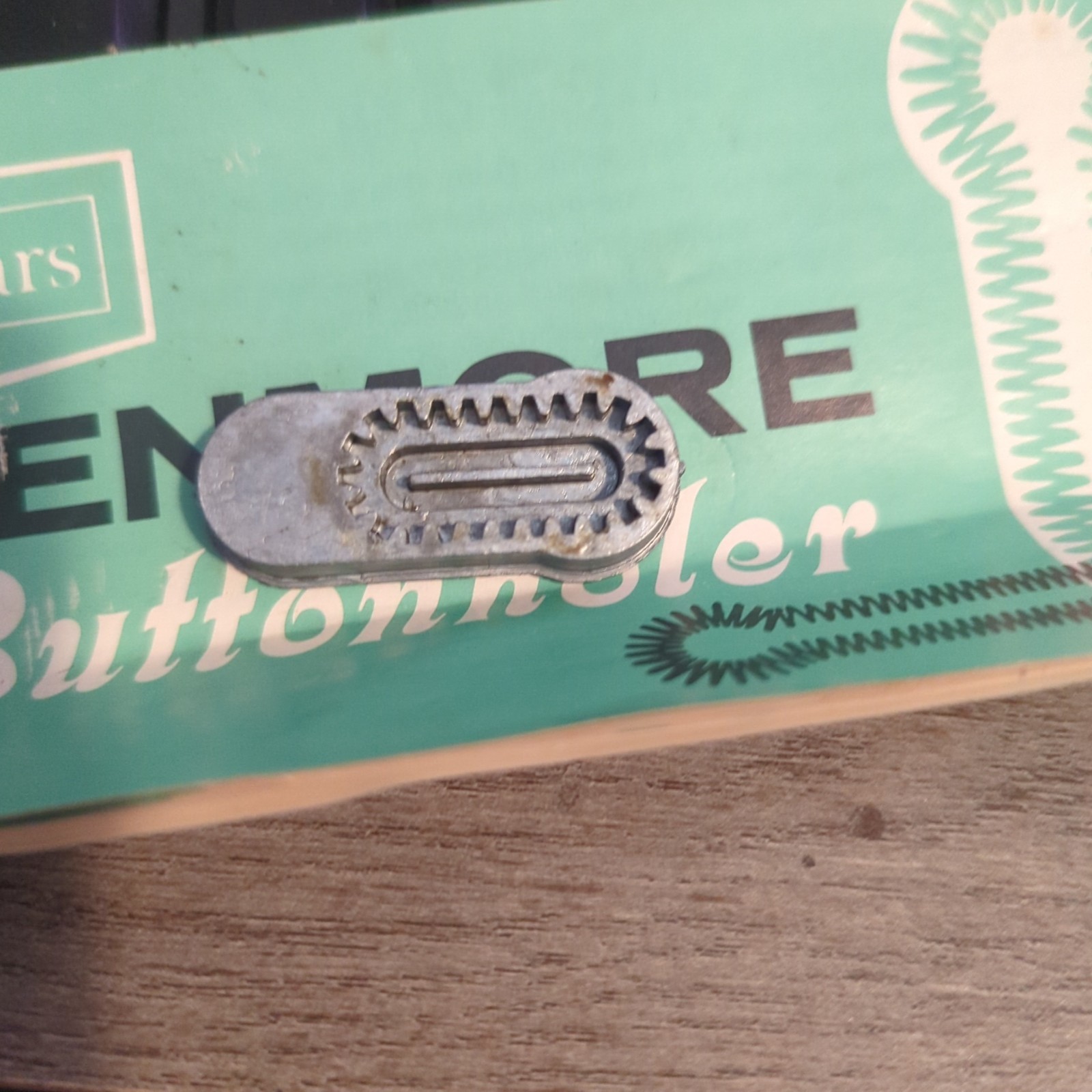 Vintage Sears Kenmore Buttonholer Attachment w/Templates Box Instructions M351