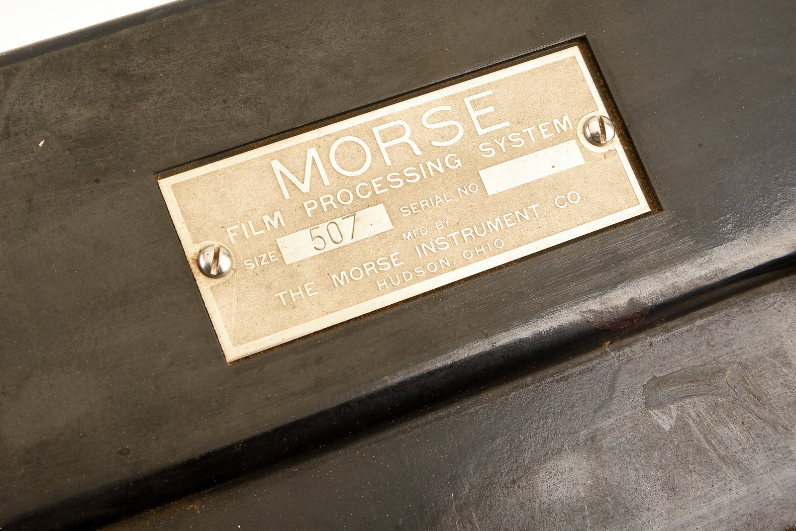 Morse Film Processing Developing System Model 507 Tank Only V23