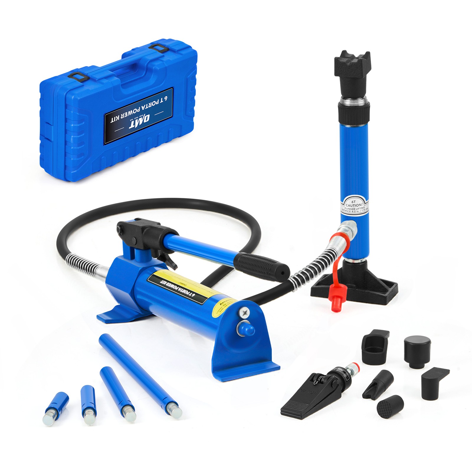 OMT 4 Ton Porta Power Hydraulic Jack Air Pump Lift Ram Body Frame Repair Kits US