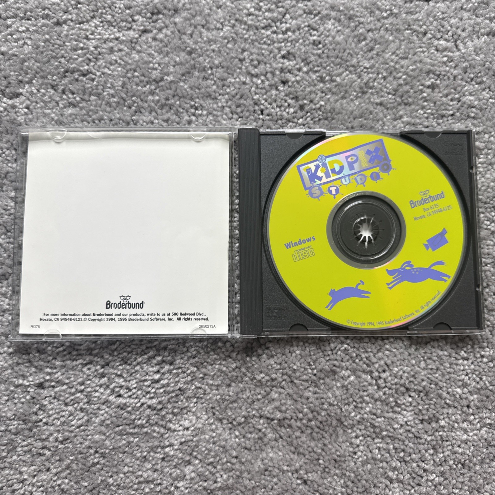 Kid Pix Deluxe Studio CD-ROM 1994-95 Broderbund Windows