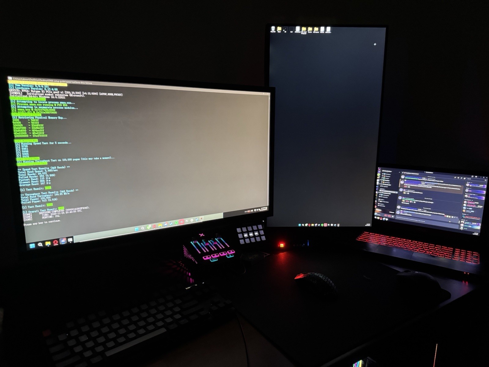Full DMA Hardware Setup (75T, Fuser, Macku) + EAC/BE Emulated Firmware