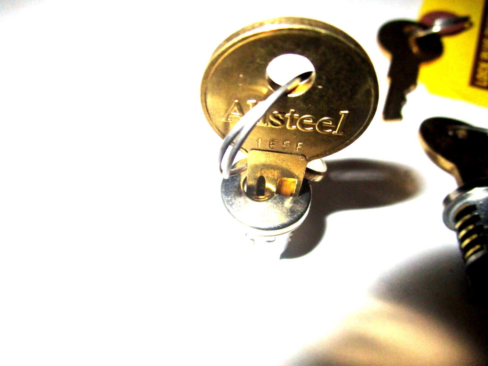 2 CompX Timberline Removable LOCK PLUGS w/Keys Polished Nickel C100LP-14A