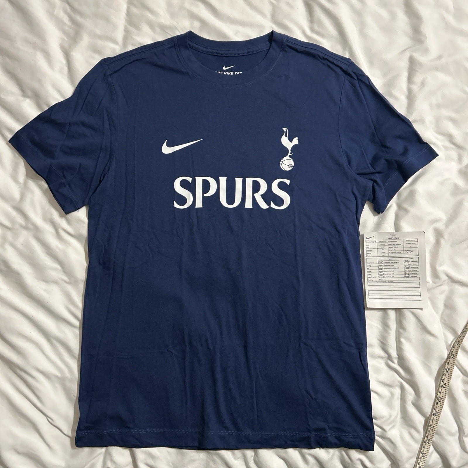 Nike Sample Tottenham Hotspurs Soccer Tee. New With Sample Tags Size Medium