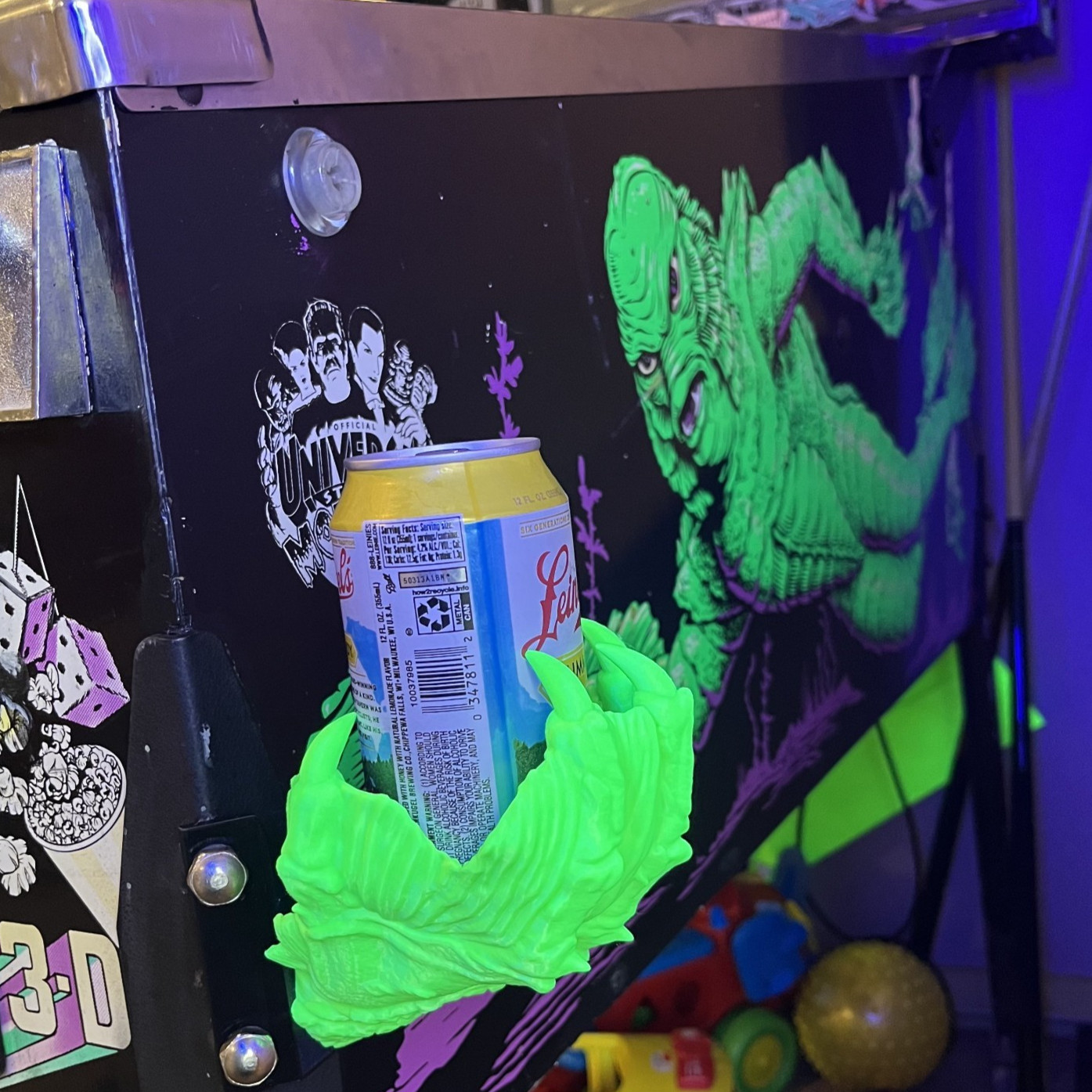 Hand Cup Holder for The Creature from the Black Lagoon Pinball Machine - Right