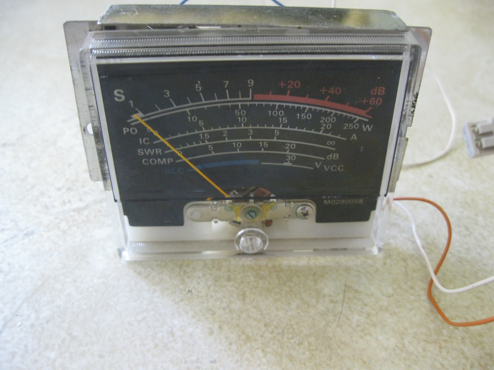 Yaesu FT-1000/FT-1000D ORIGINAL front panel meter in Good shape and working well