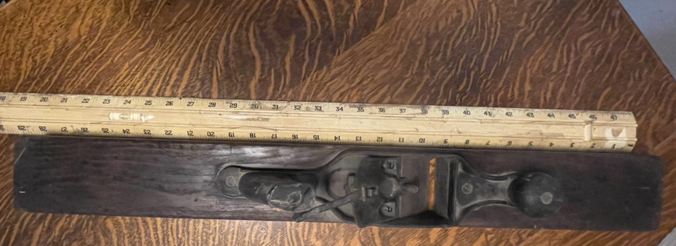 28" ANTIQUE~ STANLEY PLANE~GL CONARD XL #33~ MISSING BLADE