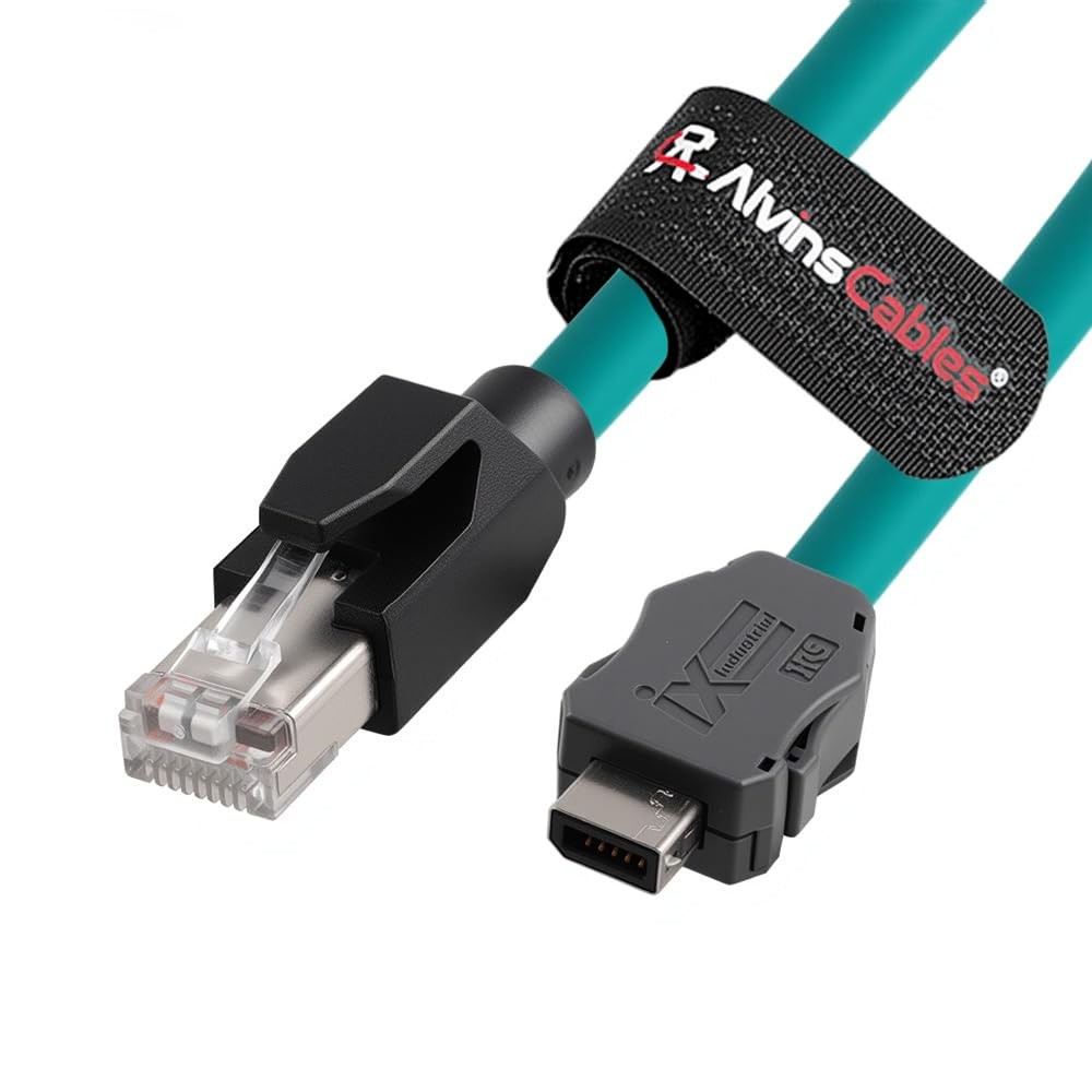 5m IX Industrial Cable for PLC Machine Vision IX30G-A-10S-CV(7.0) A Key RJ45