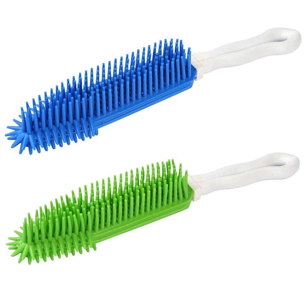 2 Pack Pet Hair Removal Tool Pet Hair Remover Rubber Cat Hair Remover Portabl...