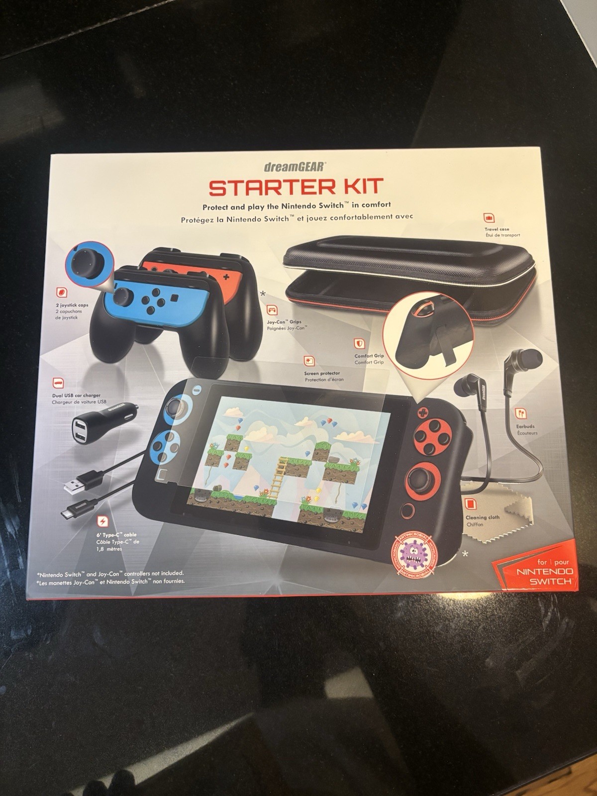 dreamGEAR Nintendo Switch Starter Kit Accessories Bundle DG-DGSW-6502