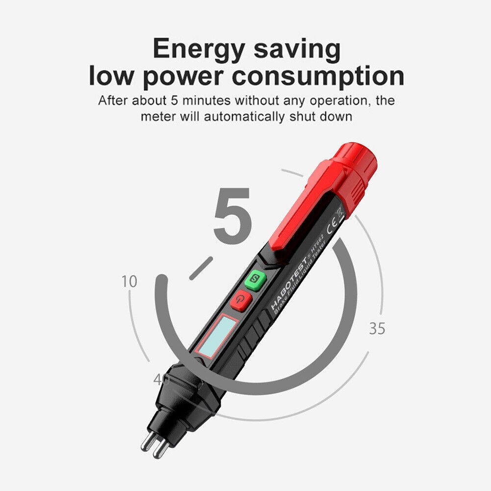 High Definition Backlit Display Auto Brake Fluid Tester for DOT3/DOT4/DOT51