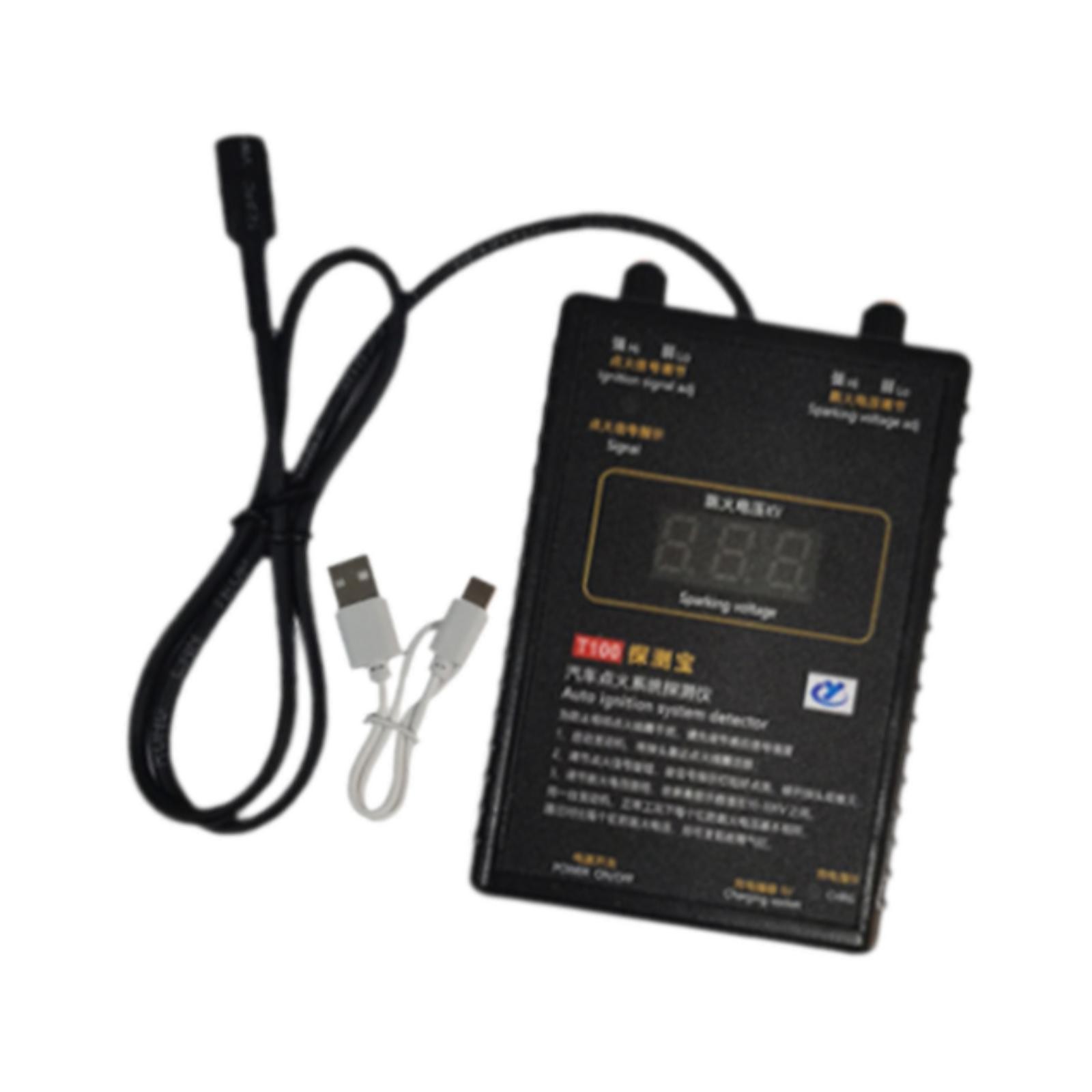 Coil Ignition Test Tool Car Ignition Tester Engine Ignition Analysis Instrument
