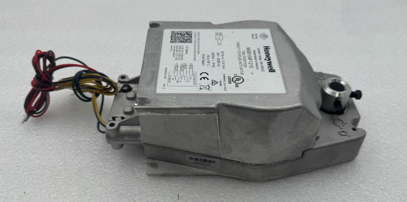HONYWELL MS8104F1210 TWO POSITION DIRECT COUPLED ACTUATOR