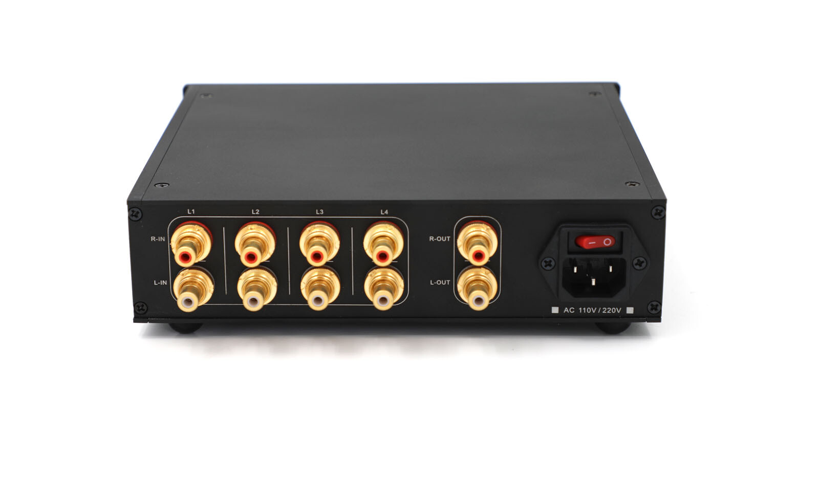 Remote Passive volume controller Passive preamplifier with 4 way input preamp