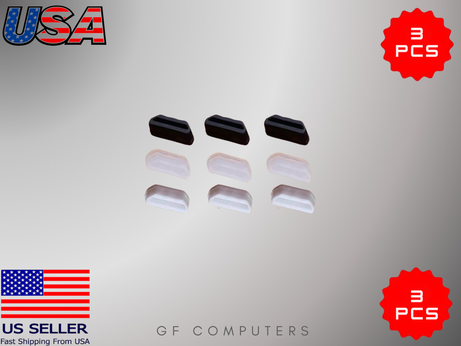 HDMI Port Dust Covers 3 Pack Anti-Dust Female Plug Protector Cap
